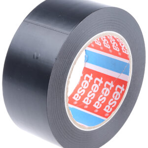 Tesa 4169 Black Soft PVC 33m Lane Marking Tape, 0.18mm Thickness - Image 1