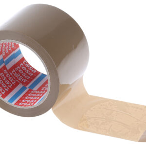 Tesa 4089 Brown Packing Tape, 66m x 75mm - Image 1