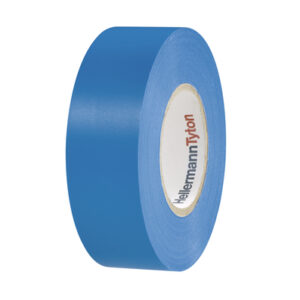 HellermannTyton HelaTape Flex Blue PVC Electrical Tape, 19mm x 20m - Image 1