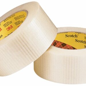 3M 8959 Transparent Packing Tape, 50m x 75mm - Image 1