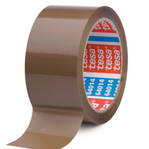 Tesa 64014 Brown Packing Tape, 66m x 50mm - Image 1