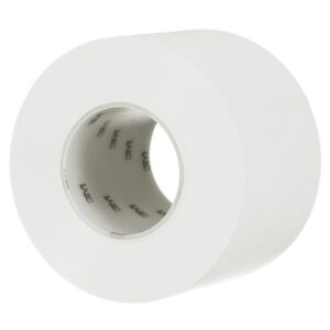 3M 971 White Vinyl 32.9m Floor Tape, 0.43mm Thickness - Image 1