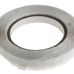 RS PRO White Foam Tape, 12.0mm x 12.0mm, 0.80mm Thick - Image 1