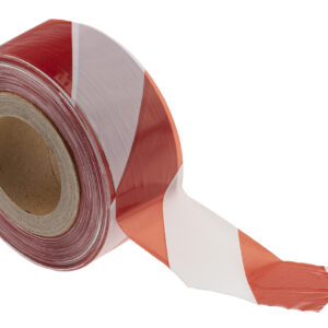 JSP Red/White PE 500m Non-adhesive Barrier Tape - Image 1