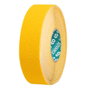 Advance Tapes Yellow PVC 18m Hazard Tape, 1mm Thickness - Image 1