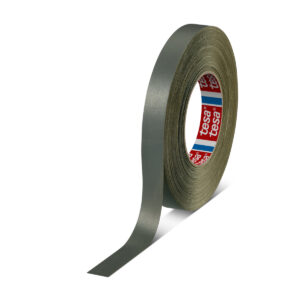 Tesa 04657-00111-00 Cloth Tape, 50m x 19mm, Yellow, Acrylic Coated Finish - Image 1