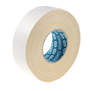 Advance Tapes AT302 White Double Sided Cloth Tape, 0.25mm Thick, 20 N/cm, Cloth Backing, 50mm x 50m - Image 1