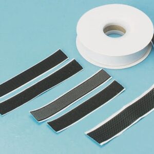 Velcro Black Hook & Loop Tape, 25mm x 5m - Image 1