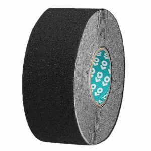 Advance Tapes Black PVC 18m Hazard Tape, 1mm Thickness - Image 1