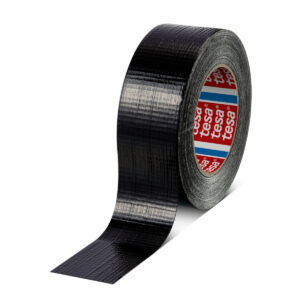 Tesa Tesa 4615 4615 Duct Tape, 50m x 50mm, Black, PE Coated Finish - Image 1