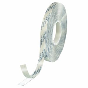 Tesa 07054-00002-48 Transparent Double Sided Tape, 0.5mm Thick, Acrylic Backing - Image 1