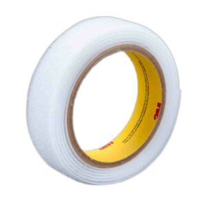 3M White Hook & Loop Tape, 25mm x 45.7m - Image 1