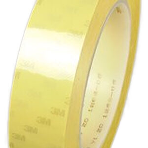 3M Tape 56 Yellow PET Electrical Tape, 50mm x 66m - Image 1