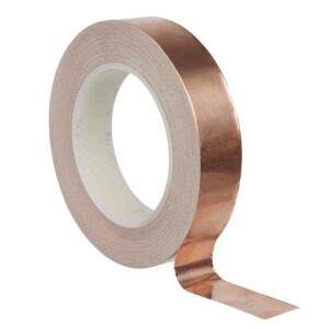 3M 1194 Non-Conductive Metallic Tape, 12mm x 33m - Image 1