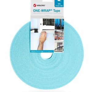 VELCRO® Aqua Hook & Loop Tape, 10mm x 25m - Image 1
