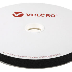 Velcro Black Hook & Loop Tape, 20mm x 10m - Image 1
