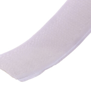 RS PRO White Hook & Loop Tape, 20mm x 5m - Image 1