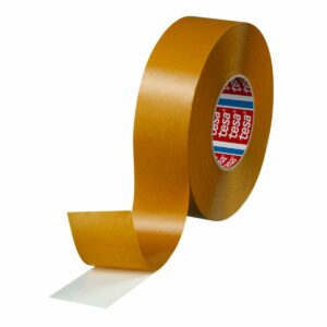 Tesa 04968 Brown Double Sided Tape, 0.295mm Thick, ABS - 20 N/cm, Aluminium - 20.7 N/cm, PC - 24.6 N/cm, PET - 12.7 - Image 1