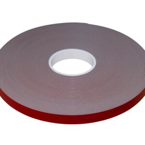 RS PRO Grey Double Sided Foam Tape, 19mm x 33m, 1.6mm Thick - Image 1