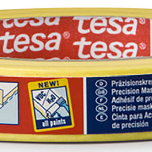Tesa 4334 Yellow Masking Tape 19mm x 50m - Image 1
