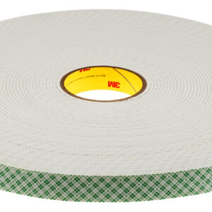 3M SCOTCH 4008, 4008 White Foam Tape, 25.0mm x 33.0m, 3.20mm Thick - Image 1