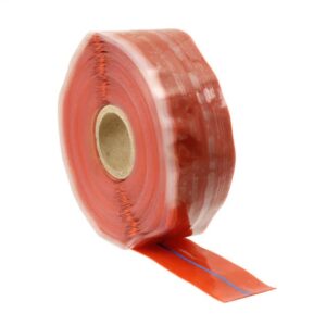 TE Connectivity Red Silicone Rubber Electrical Tape, 25.4mm x 10.97m - Image 1