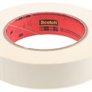 3M SCOTCH 214 Beige Masking Tape 25mm x 55m - Image 1