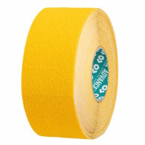 Advance Tapes Yellow PVC 18m Hazard Tape, 1mm Thickness - Image 1