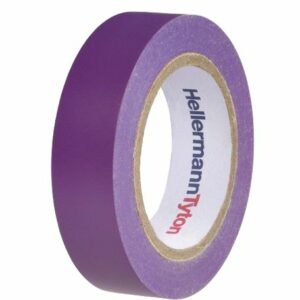 HellermannTyton HellermannTyton Violet PVC Electrical Insulation Tape, 19mm x 20m - Image 1