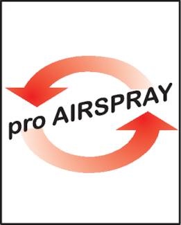 can be sprayed with air spray