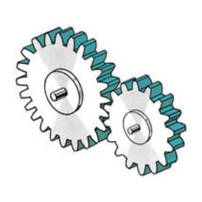 Plastic gear wheels in enclosed gears